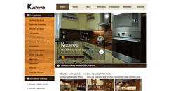 Desktop Screenshot of kuchyne-reznik.cz