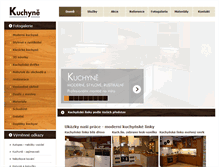 Tablet Screenshot of kuchyne-reznik.cz